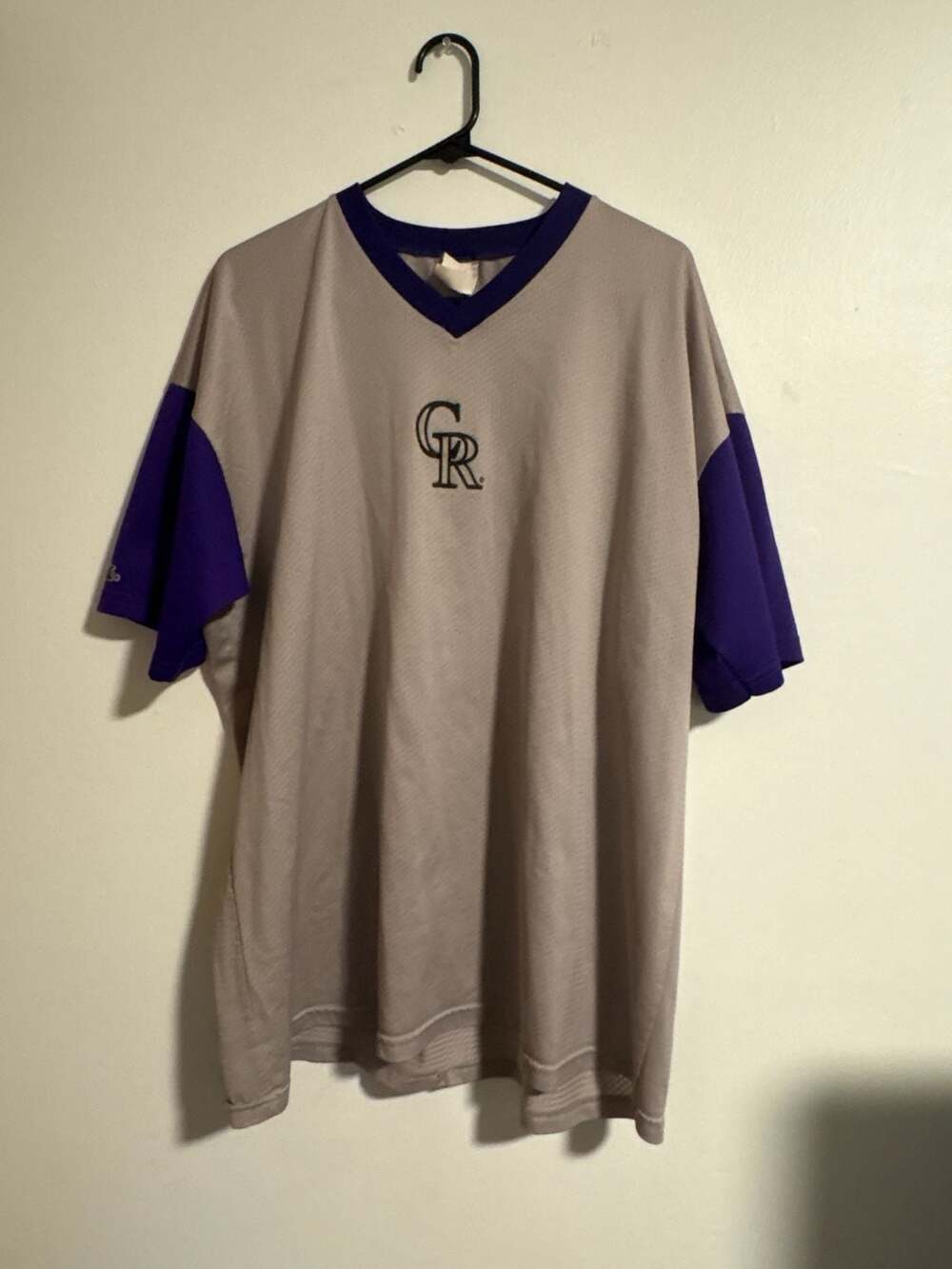 Vintage Majestic Colorado Rockies MLB V-Neck Jersey XL